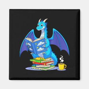 Leuke Lezen Boeken Draak Boekenliefhebber Boekenwu Magneet