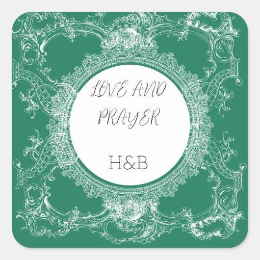 Leuke Liefde Groene Sticker (Voorkant)