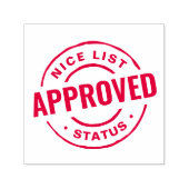 Leuke lijst status leuke slimme kerst zelfinktende stempel (Design)