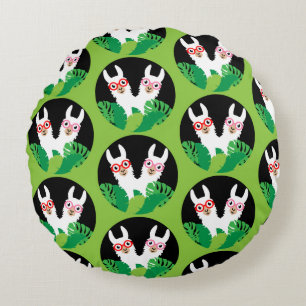 Leuke Llama Alpaca Accessoires Rond Kussen