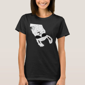 Leuke Llama Alpaca met zonnebril T-shirt