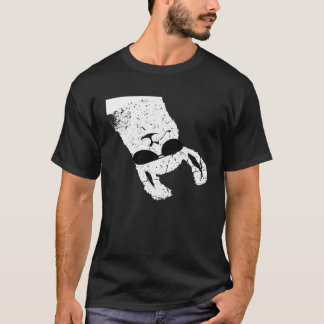 Leuke Llama Alpaca met zonnebril T-shirt
