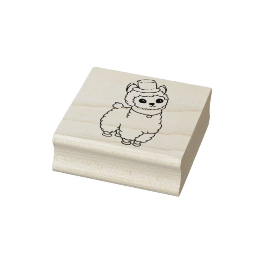 Leuke Llama/Alpaca Rubber Stamp Rubberstempel (Stempel)