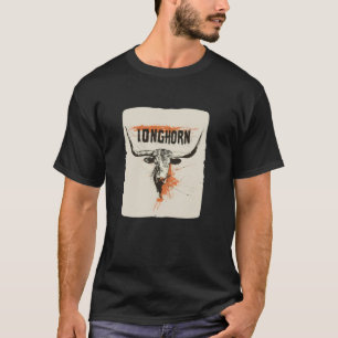 Leuke Longhorn Koe voor stieren en vee Spirit L T-shirt