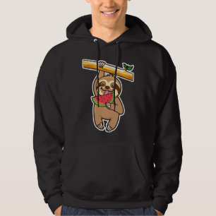 Leuke luiaard meloen hoodie