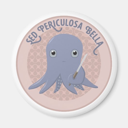 Leuke maar dodelijke octopus magneet (Voorkant)