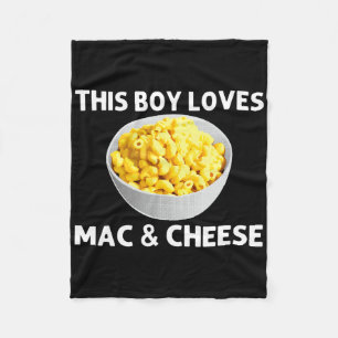 Leuke Mac And Cheese Voor Jongens Kinderen Macaron Fleece Deken