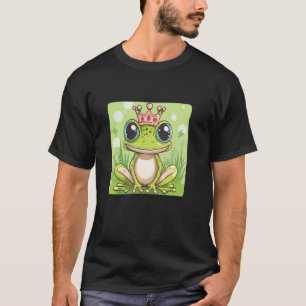 Leuke Magische Kikker met Kroon Kostuum voor Volwa T-shirt