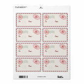 Leuke  Mail Holiday Gift Label (Full Sheet)