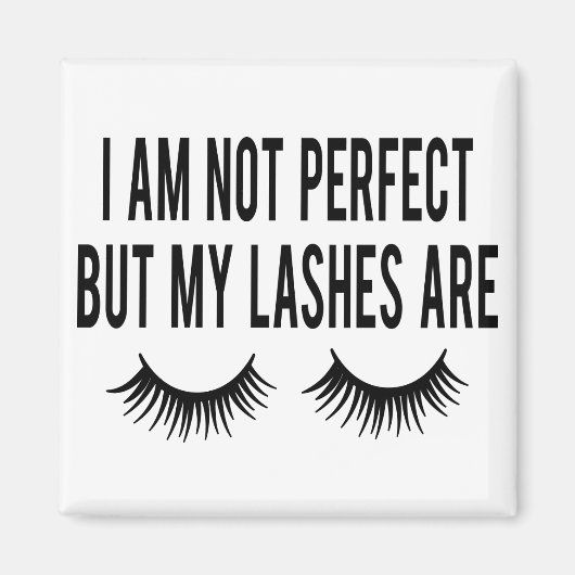 Leuke make-up Im niet perfect, maar mijn wimpers z Magneet (Voorkant)
