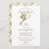 Leuke mama om te zijn Baby shower uitnodiging (Voorkant / Achterkant)