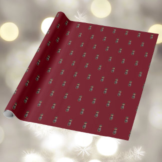 Leuke man kerst elf inpakpapier