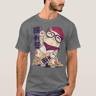 Leuke maneki neko t-shirt