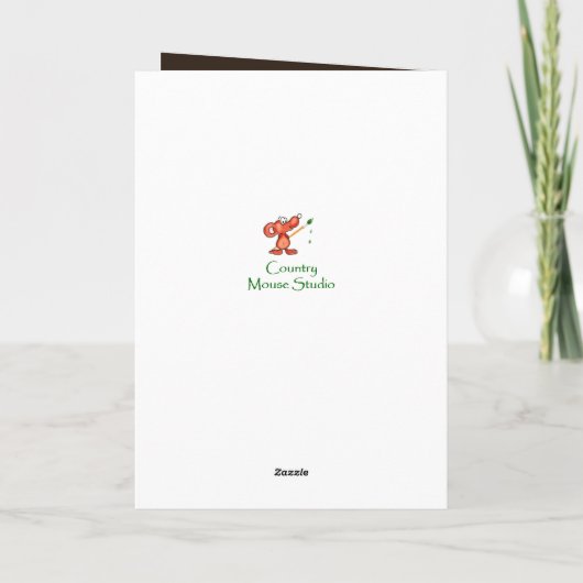 Leuke Manly Style Verjaardag Westerne Saloon Beer Kaart (Achterkant)