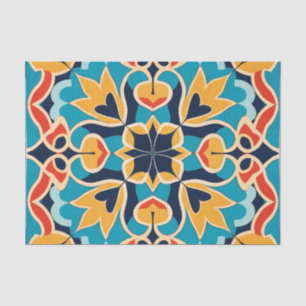 Leuke Marokkaanse tegel patroon decoupage Tissuepapier