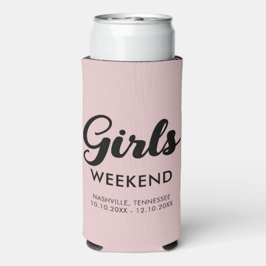 Leuke Matching Meisjes Weekend Reizen Bestemming (Seltzer Achterkant)