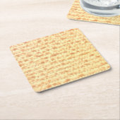 Leuke Matzo Pascha 4Hannah Vierkante Kartonnen Onderzetter (Schuin)