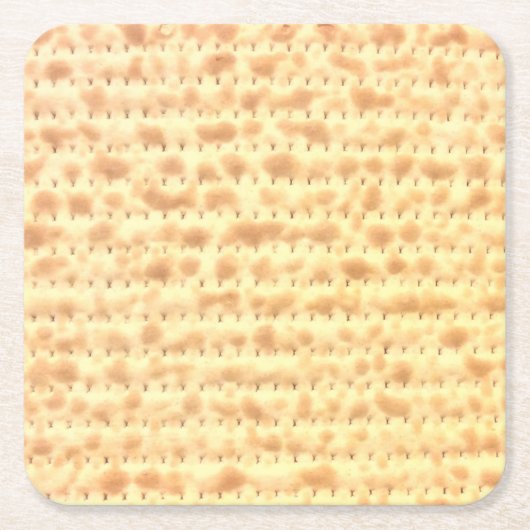 Leuke Matzo Pascha 4Hannah Vierkante Kartonnen Onderzetter (Voorkant)