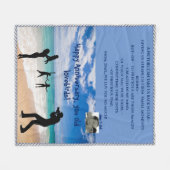 Leuke Medium Throw Fleece Deken (Voorkant (Horizontaal))