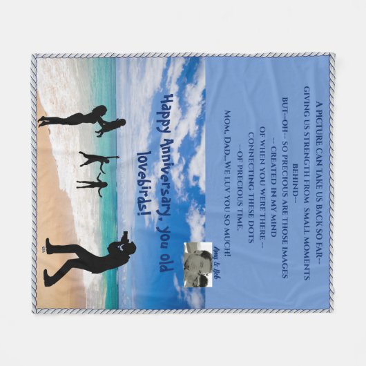 Leuke  Medium Throw Fleece Deken (Voorkant (Horizontaal))