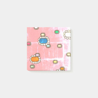 leuke meisjes mooie bloemen post-it® notes