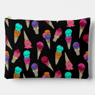 Leuke Melty Summer Gothic Skull Ice Cream raar zwa Etui