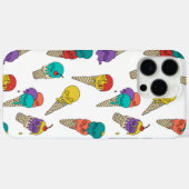 Leuke Melty Zomer Gothic Schedel IJs Juweel wit Case-Mate iPhone Case (Achterkant (horizontaal))