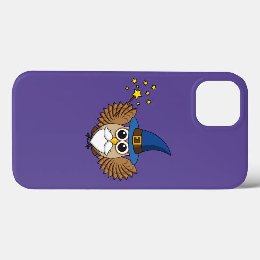 Leuke Merlin de Wizard Uil Cartoon Case-Mate iPhone Case (Achterkant (horizontaal))