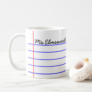 Leuke, minimalistische gepersonaliseerde Mok voor