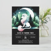 Leuke minimalistische leeuwenverjaardag kaart (Staand voorkant)