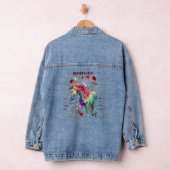 Leuke Mode eenhoorn denim jas Jacket (Hangar)