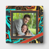 Leuke moderne Abstracte foto Gepersonaliseerd beri Fotoplaat (Voorkant)