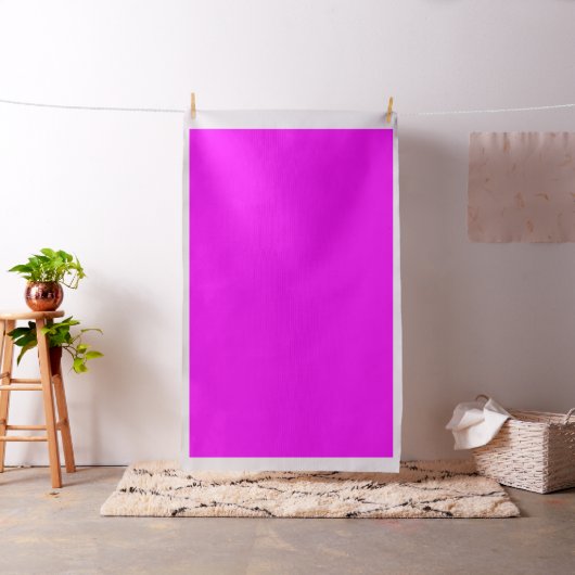Leuke moderne Solid Heldere Roze Magenta Chic Stof (Voorbeeld)