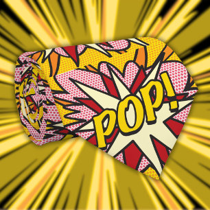 Leuke moderne stripboek Pop Art POP Superheld Stropdas