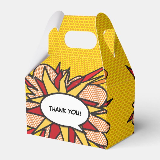 Leuke moderne trendy stripboek elke leeftijd verja bedankdoosjes (Achterkant)