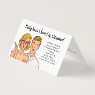 Leuke moderne visitekaart   Lipsense-distributeur Visitekaartjes