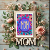 Leuke Moeder Bloemen Moederdag Inspirativiteit Kaart