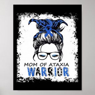 Leuke moeder van ataxie krijger poster