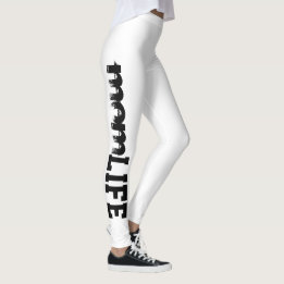 leuke MOM-LIFE-typografie | Leggings