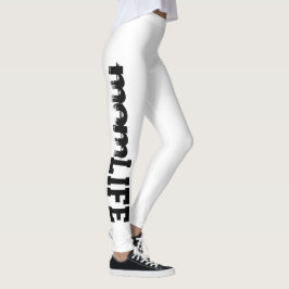 leuke MOM-LIFE-typografie | Leggings