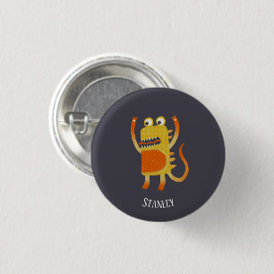 Leuke Monsters Gepersonaliseerd Ronde Button 3,2 Cm