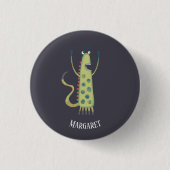 Leuke Monsters Gepersonaliseerd Ronde Button 3,2 Cm (Voorkant)