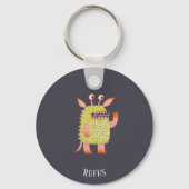 Leuke Monsters Gepersonaliseerd Sleutelhanger (Voorkant)