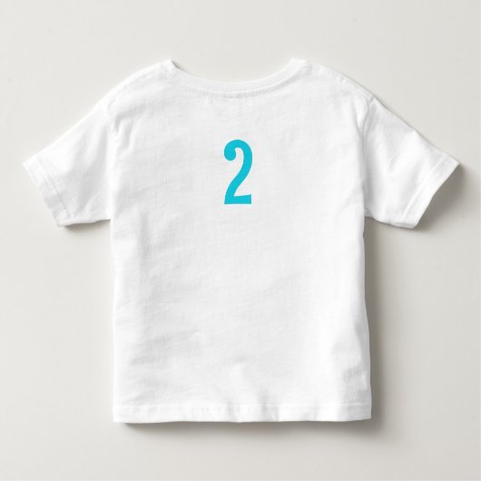 Leuke Monsters Verjaardag Naam Jongen Peuter T-shi Kinder Shirts (Achterkant)