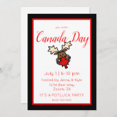 Leuke Moose Canada Dag Kaart (Voorkant / Achterkant)