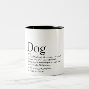 Leuke Moppertje's Beste Hond Ooit Definitie Citaat Tweekleurige Koffiemok