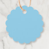 Leuke Mr Onederful blauwe ballon dank u Bedankjes Labels (Achterkant)