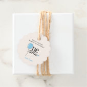 Leuke Mr Onederful blauwe ballon dank u Bedankjes Labels (In situ)