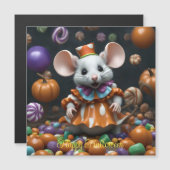 Leuke muis Halloween gepersonaliseerde aangepaste (Voorkant / Achterkant)