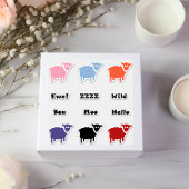 Leuke Multicolor Sheep Sticker Pack